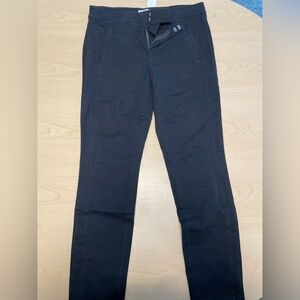 NWT LOFT Black Skinny Sateen Pants - sz6, with pockets!